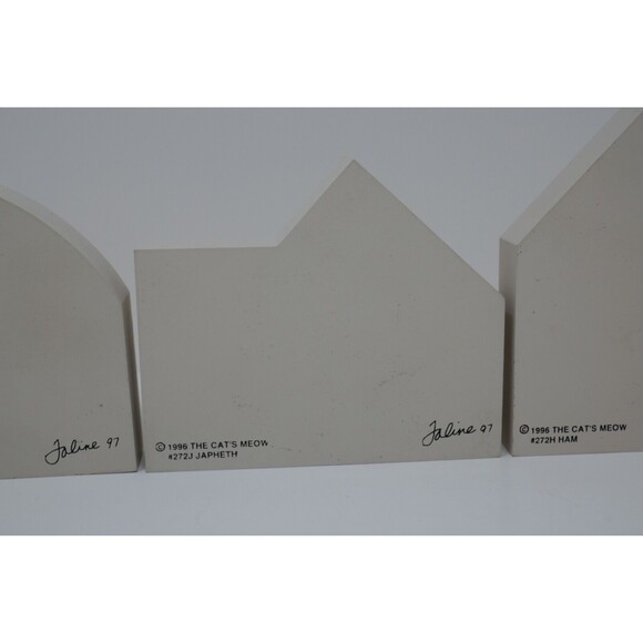 Cat's Meow 3 Piece Hand Painted Noahs Ark Rainbow - Picture 10 of 11